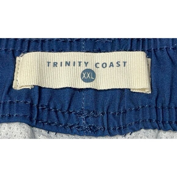 Trinity Coast Mens XXL Swim Trunks W/ 7" Inseam & Side Pockets Blue Gradient - Picture 6 of 10